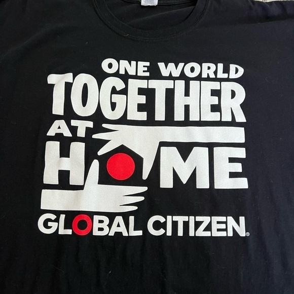 One World Together At Home Global Citizen Concert Tee Size 3XL - Picture 2 of 5
